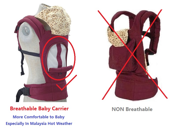 NEW Breathable Baby Carrier for Baby Child with Head Support (Carry up to 16kg)