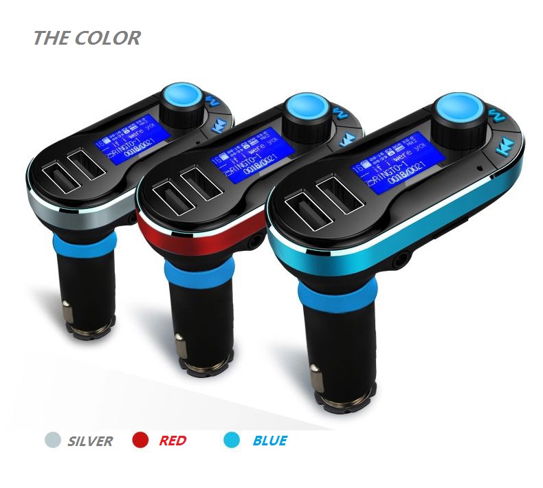 Wireless Bluetooth Car Kit MP3 Player FM Transmitter Modulator USB SD MMC LCD with Remote Control