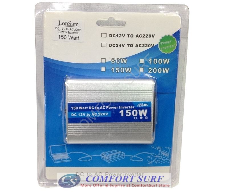 Brand new quality Car Power Inverter 150W / 200W / 300W / 500W / 1000W DC 12V to AC 220V + USB 5V