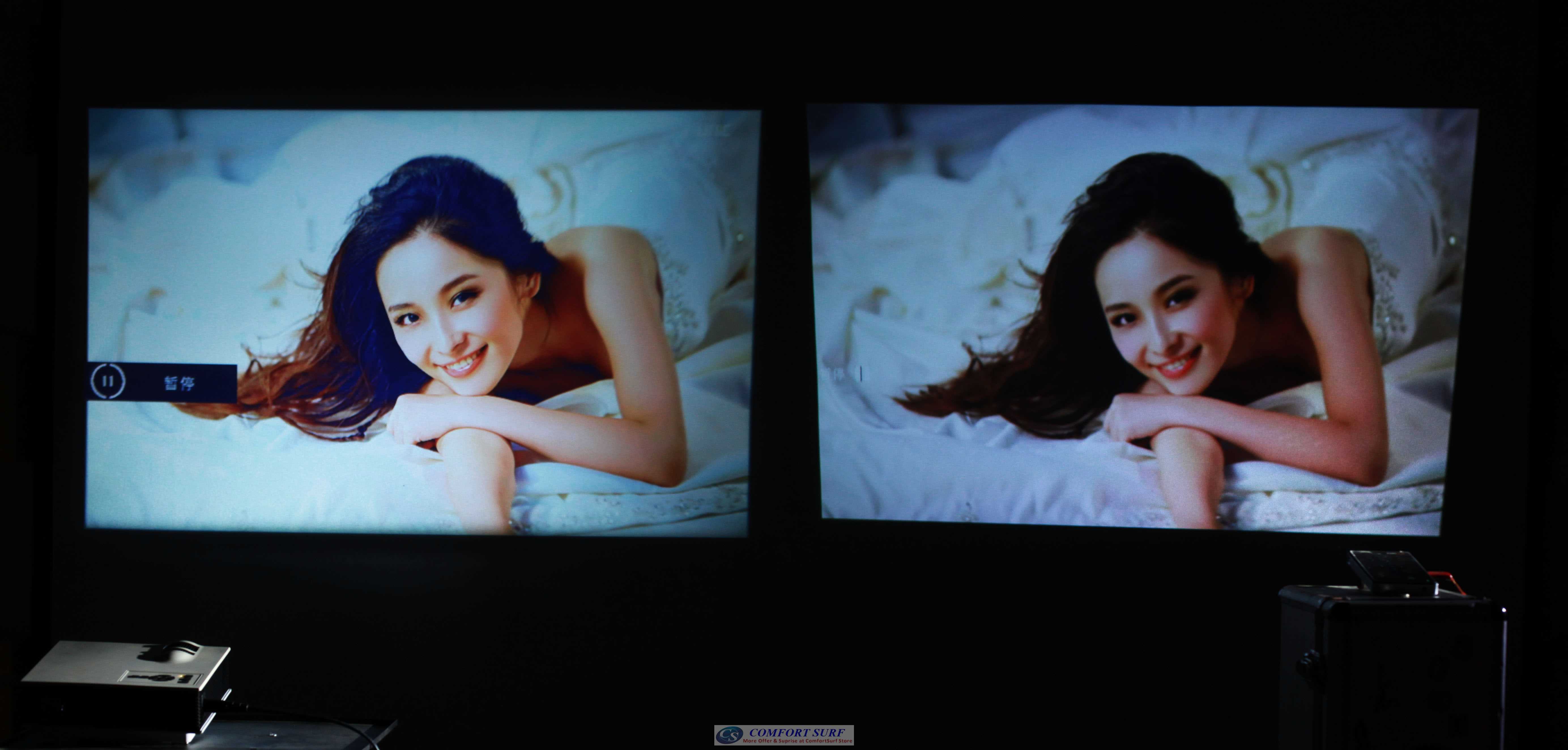 High Resolution LED projector 36-130' with Full HDMI, USB, AV, Audio, SD Card Port.. The New Simplified Micro Projector