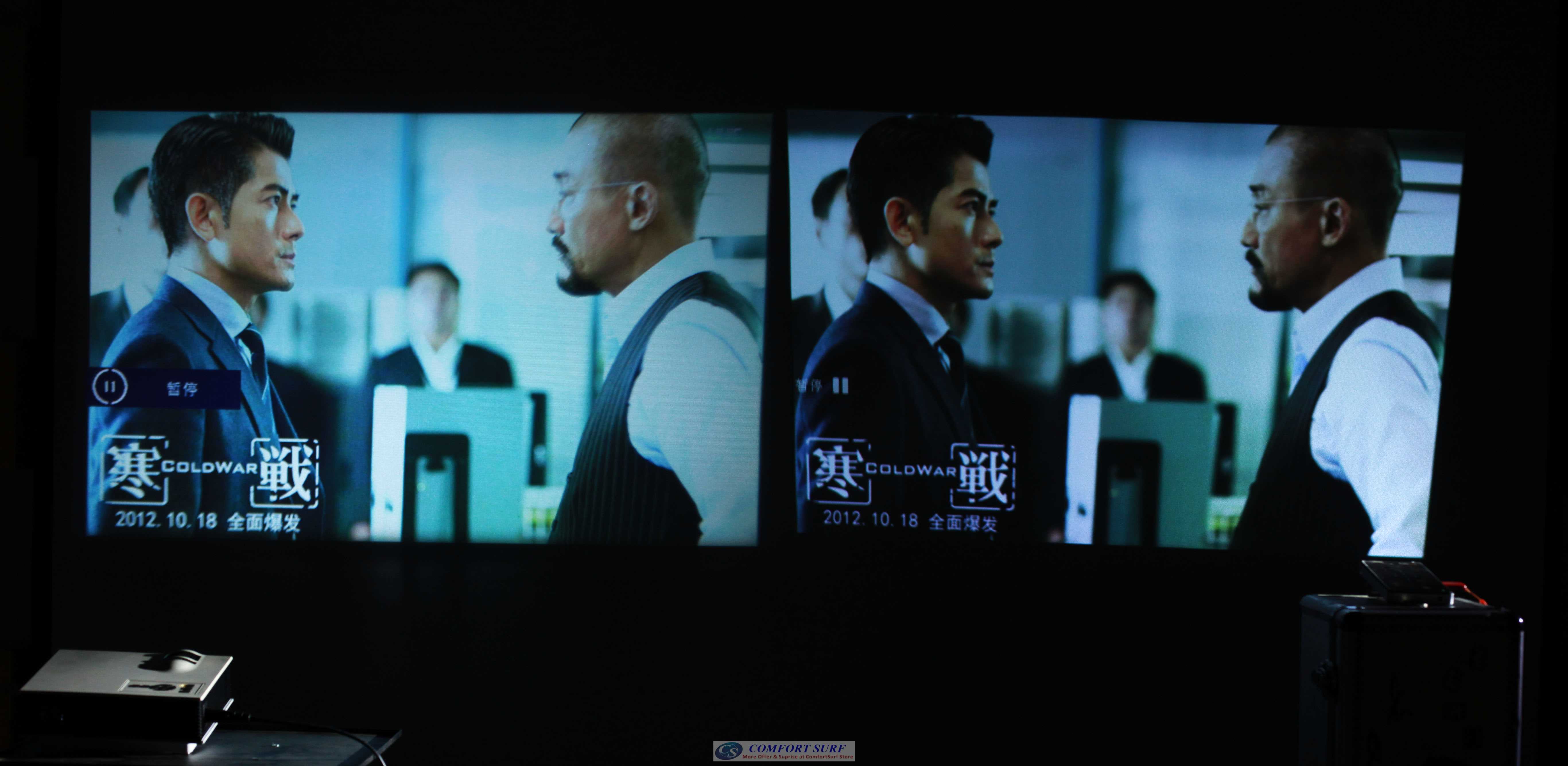 High Resolution LED projector 36-130' with Full HDMI, USB, AV, Audio, SD Card Port.. The New Simplified Micro Projector