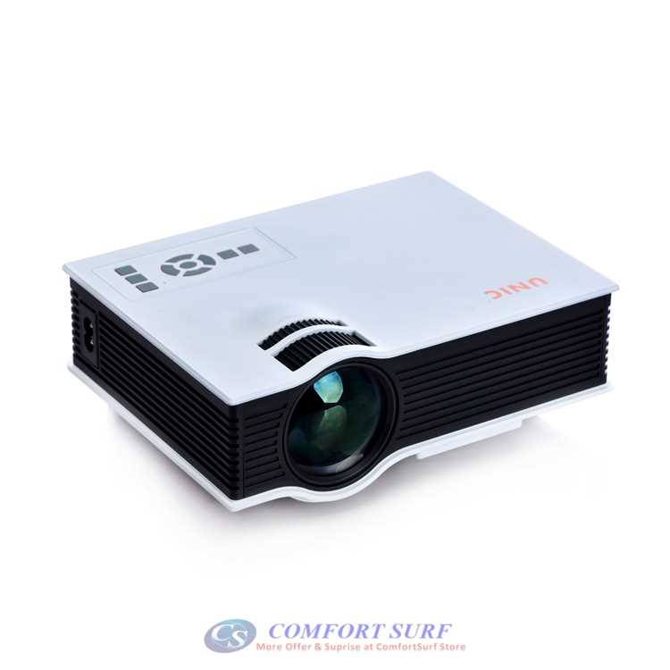 High Resolution LED projector 36-130' with Full HDMI, USB, AV, Audio, SD Card Port.. The New Simplified Micro Projector