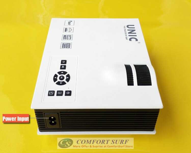 High Resolution LED projector 36-130' with Full HDMI, USB, AV, Audio, SD Card Port.. The New Simplified Micro Projector
