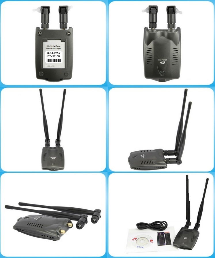 Blueway N9100 150Mbps 11N Wireless USB WIFI Adaptor Long Range vs SIGNALKING Blueway N9100 150Mbps 11N Wireless USB WIFI Adaptor Long Range vs SIGNALKING