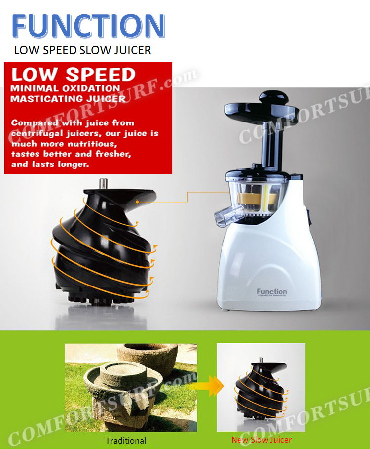 Function HDC-S500 Professional Anti-Oxidation Low Speed Extractor Fruit Slow Juicer
