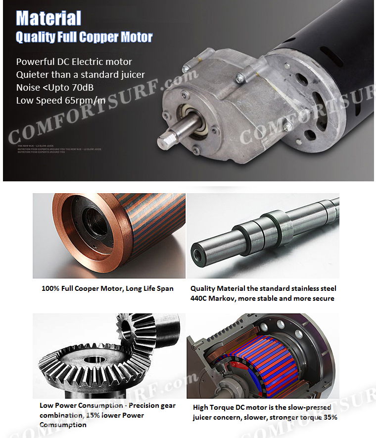 Function HDC-S500 Professional Anti-Oxidation Low Speed Extractor Fruit Slow Juicer