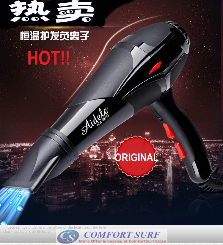 Aidele 3000W Watts Dryer 220v Home Blow Dryer Professional Beauty Salon Hair Dryer Hot and Cold Wind Constant Temperature Control