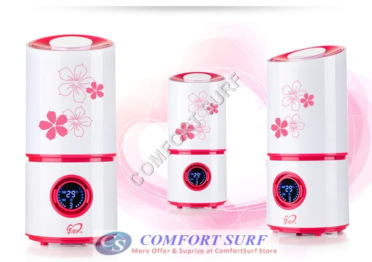 NEW Ultrasonic Smart LCD Humidifer HX-528 Air Purifier Humidifier Aroma Diffuser