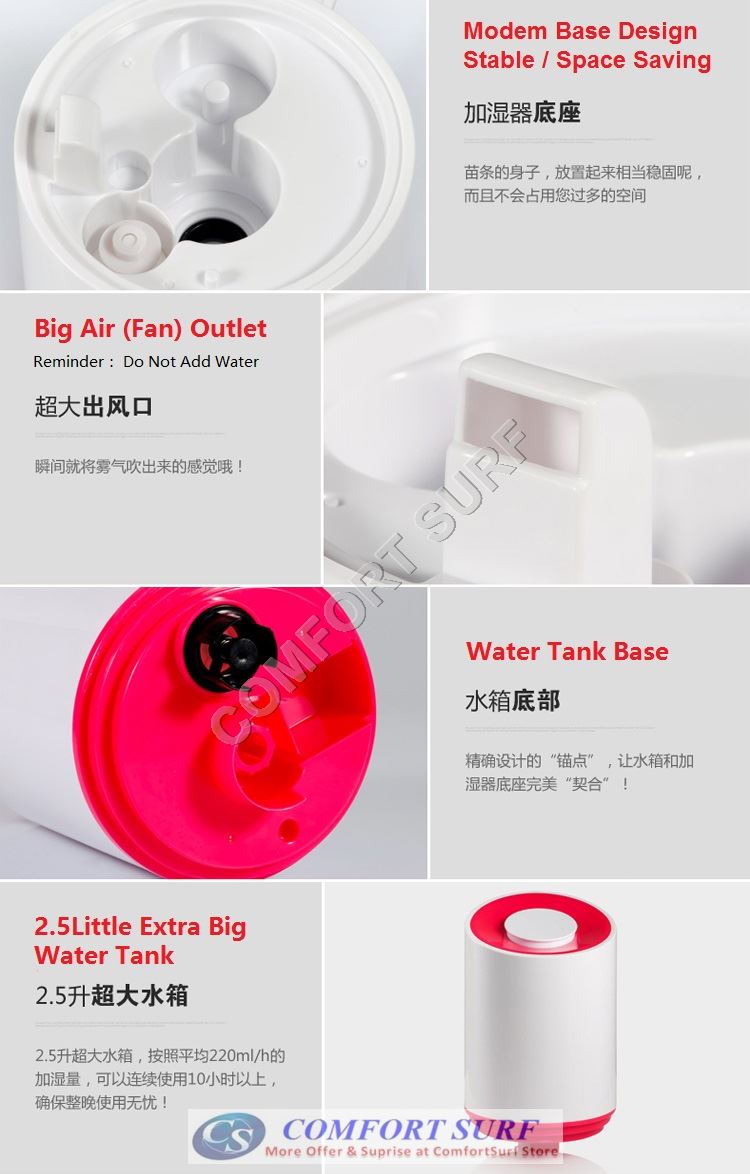 NEW Ultrasonic Smart LCD Humidifer HX-528 Air Purifier Humidifier Aroma Diffuser