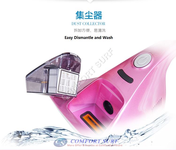Portable UV 818 UV Light Anti Dust Mite Vacuum Cleaner Bedding Mattress Bed Cleaner With HEPA Filter and IR Sensor