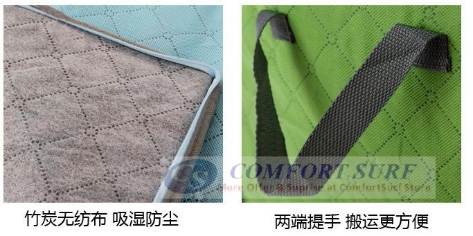 Large Portable Color Bamboo Fiber Non-Woven Storage