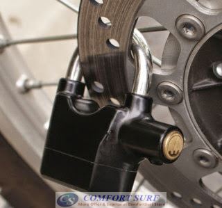 ORIGINAL Kinbar SIREN ALARM PADLOCK for DOOR/Motor/Bike/Car PAD LOCK 110db Anti-Theft Security Alarm