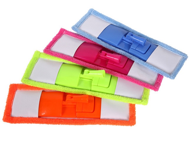 Microfiber Flat Mop With Adjustable Length 70~125CM + 360° Rotatable Mop With Big Mop Microfiber Flat Mop With Adjustable Length 70~125CM + 360° Rotatable Mop With Big Mop Cloth