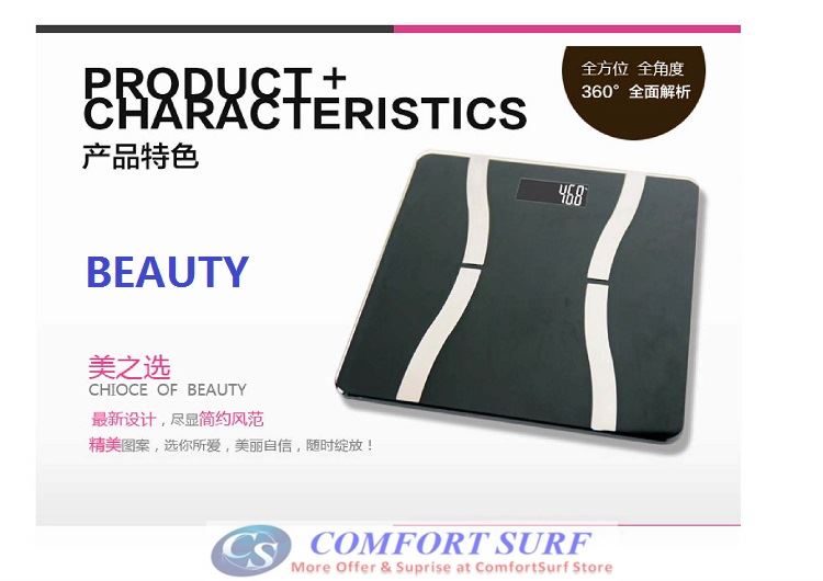 Composition Body Weight / Fat / Water / Muscle / Bone Substance / BMI / Calorie