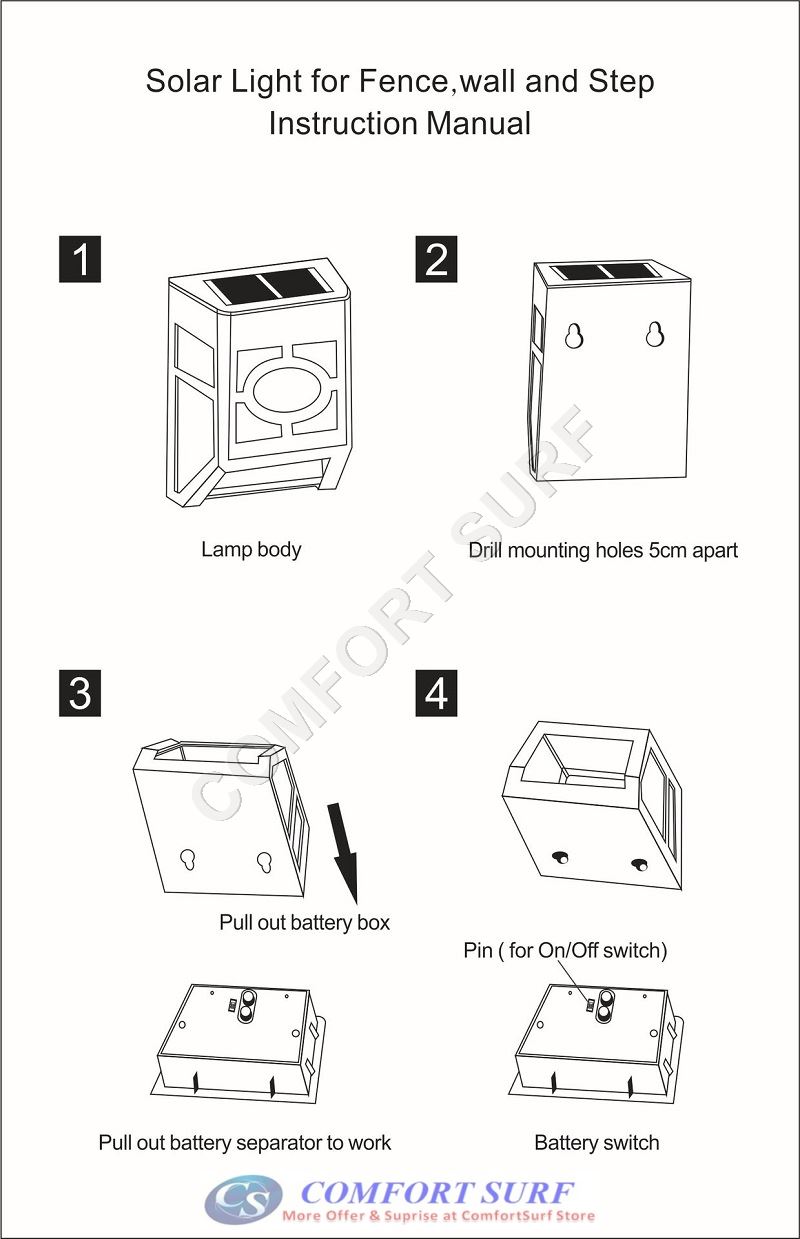 Auto ON Solar Powered Light 2 LED Outdoor Wall Street Oriental Lamp Bulb Light