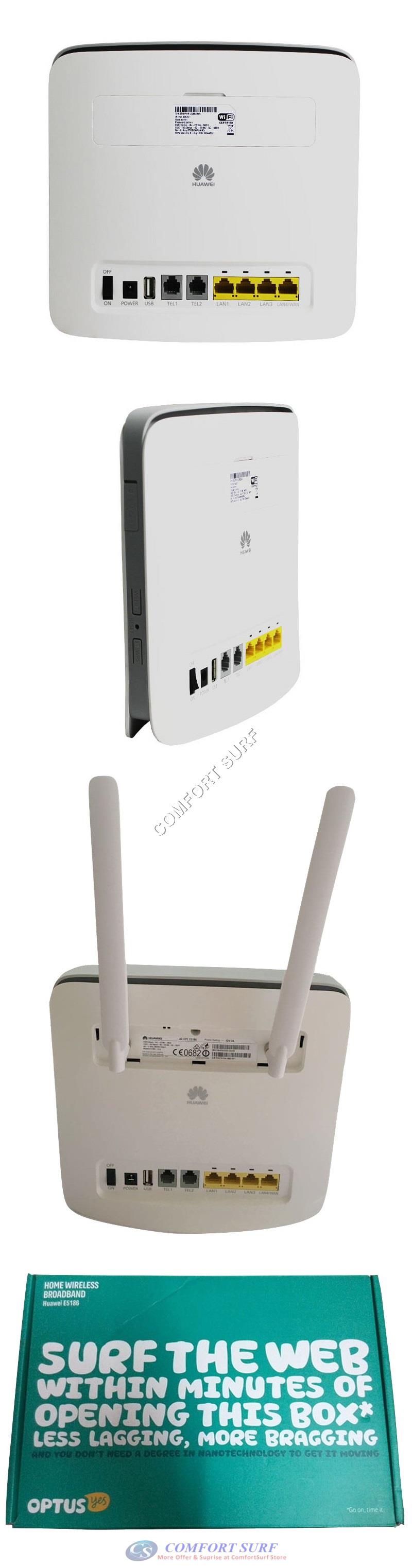 300Mbps Optus Huawei E5186 4G LTE 4G Cat 4 HSPA+ WCDMA WiFi Gateway Router