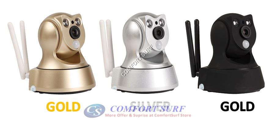 Wide Angle 960P / 720P HD P2P Wireless IP Camera With PIR Motion Sensor + IR Night Vision / MicroSD via Smartphone - Alarm Phone Calling