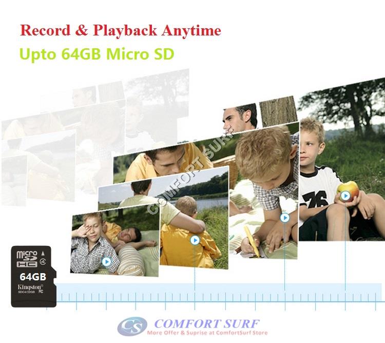 Wide Angle 960P / 720P HD P2P Wireless IP Camera With PIR Motion Sensor + IR Night Vision / MicroSD via Smartphone - Alarm Phone Calling