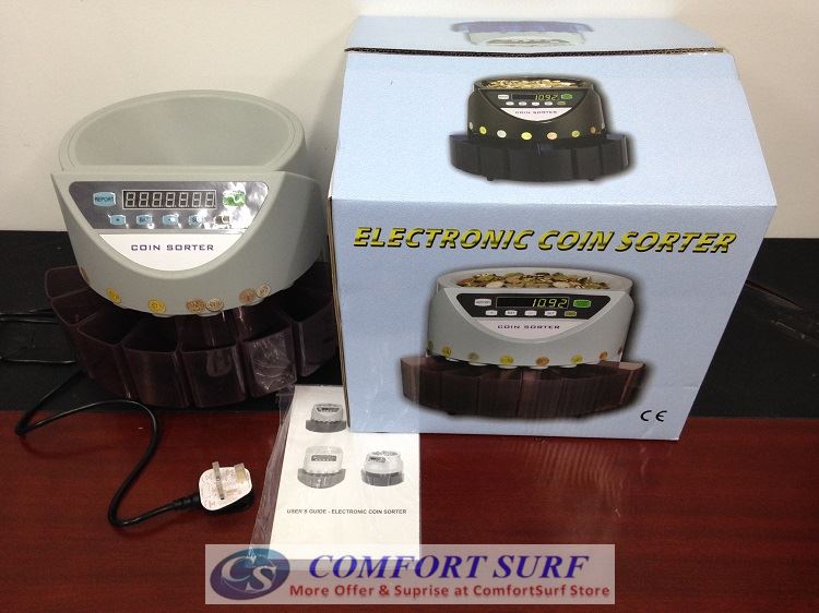 BANKER AUTO COIN SORTER COIN COUNTER MACHINE WITH LCD DISPLAY MALAYSIA COIN CUSTOMIZED HEAVY DUTY