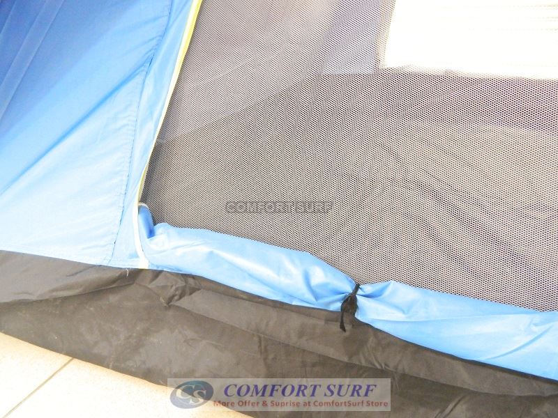 New Outdoor Double Layer Double Door Waterproof Camping Tent 3/4 Persons + Free Carry Bag