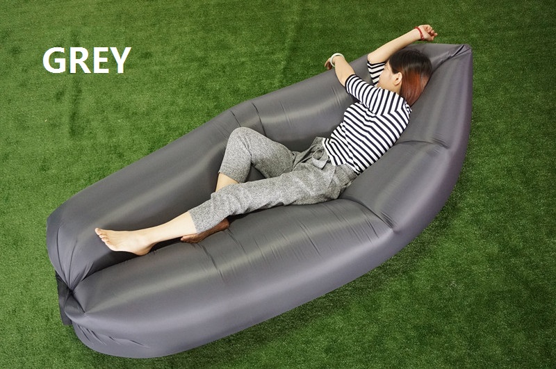Portable Inflatable Wind Hangout Lazy Bed Bag Lamzac Sofa Lounge Air Bed Sleeping Bag for Outdoor Travel Camping Laybag