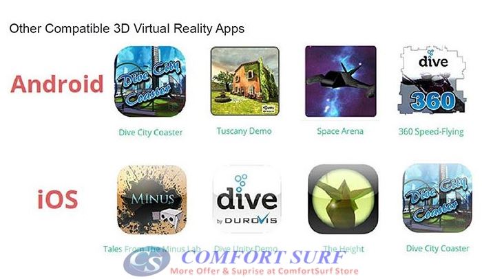 High Quality Google Cardboard Virtual Reality VR DIY 3D Glasses Smart Phone 3D Cinema (Support NFC)