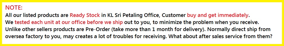 Ready Stock Unless Stated