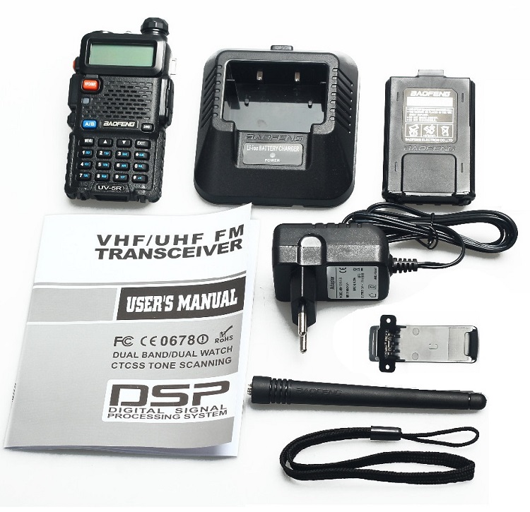 ORIGINAL Baofeng UV-5R Walkie Talkie Dual Band UV5R Portable 2 Way Radio