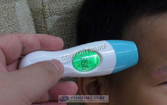 Multifunction 8 in 1 Non Contact Infrared Body Forehead Baby Adult Digital Thermometer