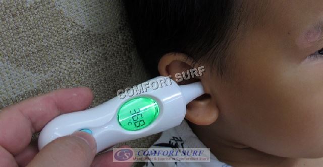 Multifunction 8 in 1 Non Contact Infrared Body Forehead Baby Adult Digital Thermometer