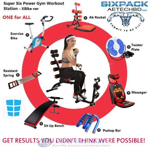 Latest !! NEW X-BIKE Power Ver. Gym AB Six Pack Care Total Body Gym Station