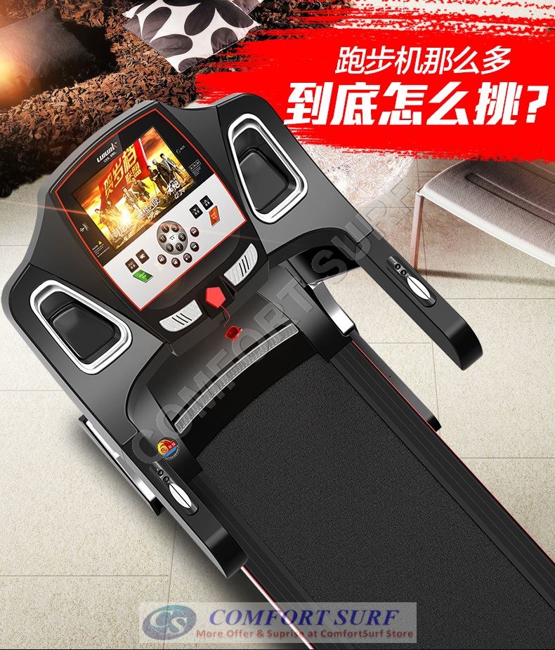 NEW 3.0HP AD818 Treadmill 7inch Color LCD Display / Electric Incline Decline Home Fitness Gym Running Walking Equipment NEW 3.0HP AD818 Treadmill 7inch Color LCD Display / Electric Incline Decline Home Fitness Gym Running Walking Equipment