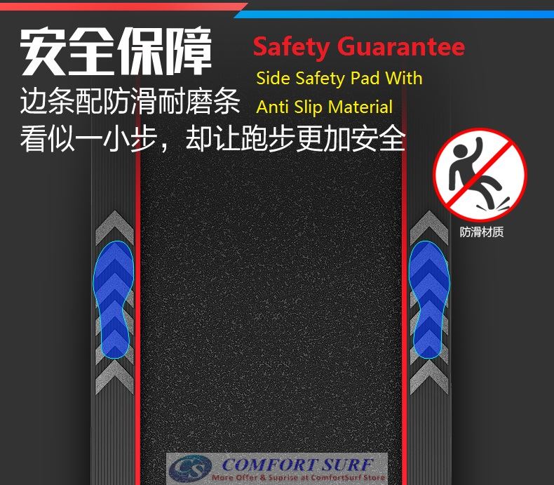 Chislim Luxury Single / Multi function Treadmill 3.0HP With Electric Incline Decline + 4 Way Spring Damping System