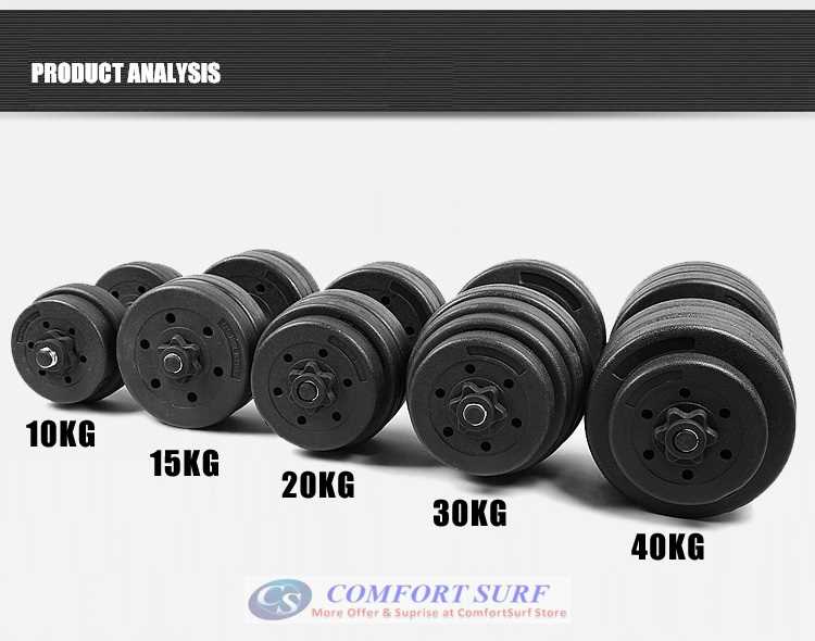 Top Grade Bumper Plate Rubber Dumbbell 15kg 20kg 25kg 30kg 40kg /pair