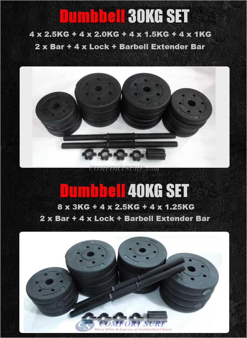 Top Grade Bumper Plate Rubber Dumbbell 15kg 20kg 25kg 30kg 40kg /pair