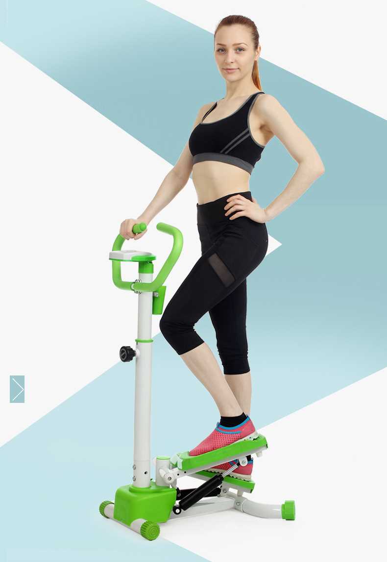 Upgraded Twister swing stepper with handle, LCD counter, resistance hydraulic, Updown Left Right Swing quicker Slimming burning fat then jogging excercise