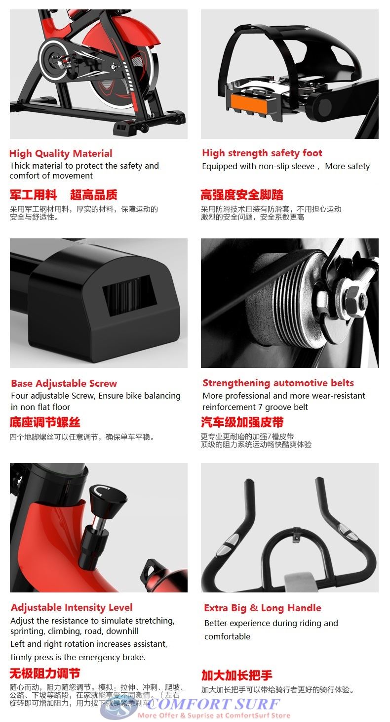 QMK-1688 Home Gym / Fitness Equipment Spinning Bicycle / Cycling Exercise Bike