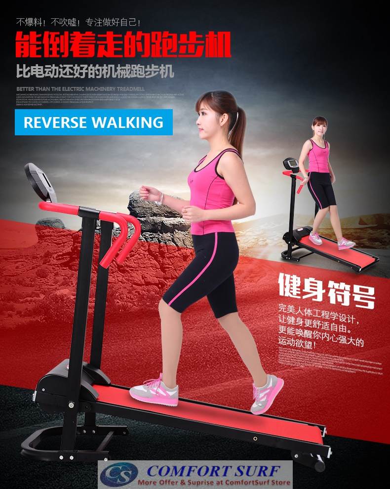 2016 Top Grade QMK-MT108 Big Portable & Foldable Mini Treadmill Home Gym Running Fitness Running Walking Equipment