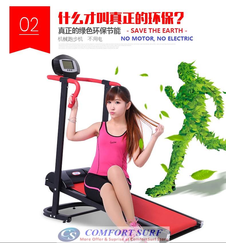 2016 Top Grade QMK-MT108 Big Portable & Foldable Mini Treadmill Home Gym Running Fitness Running Walking Equipment
