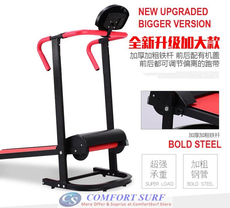 2016 Top Grade QMK-MT108 Big Portable & Foldable Mini Treadmill Home Gym Running Fitness Running Walking Equipment