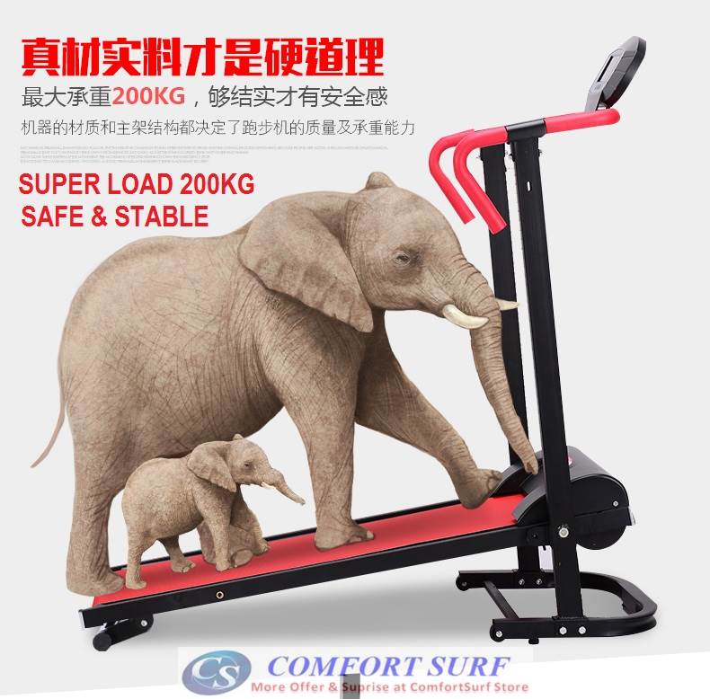 2016 Top Grade QMK-MT108 Big Portable & Foldable Mini Treadmill Home Gym Running Fitness Running Walking Equipment