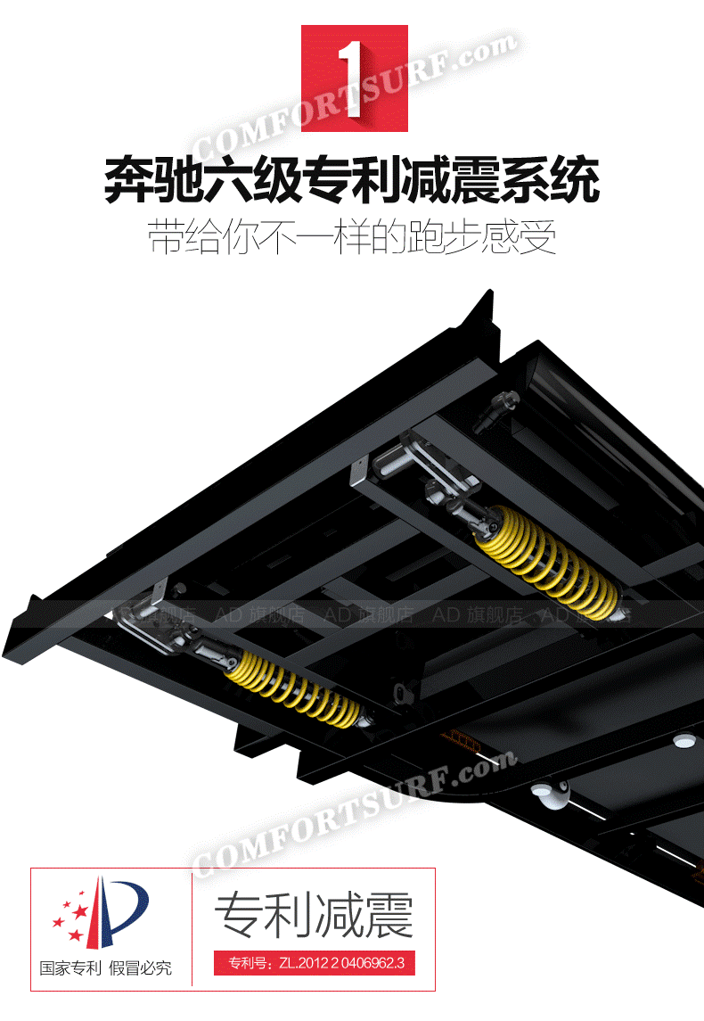 Genuine 3.0HP SuperHorse Multifunction Treadmill AD-A918 Home Fitness Gym Running Walking Equipment