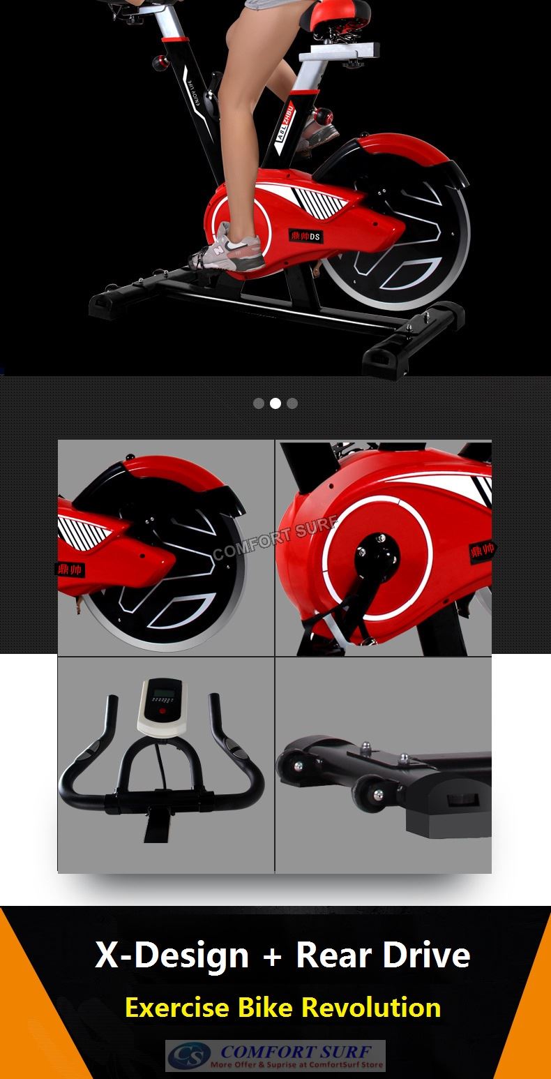 NEW A8L Rear Drive Spinning Bicycle / Cycling Exercise Bike 13KG Flywheel Home GYM Fitness Equipment Body Workout