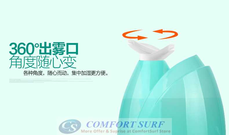 Schand Dual Head 3L Tank Capacity ultrasonic Air Humidifier Purifier Aromatic Therapy