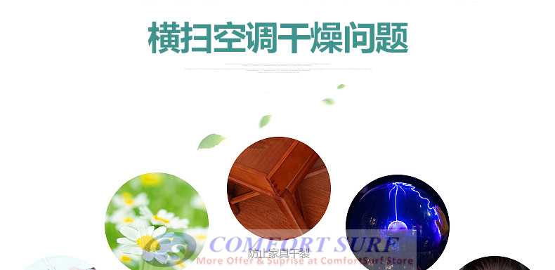 Schand Dual Head 3L Tank Capacity ultrasonic Air Humidifier Purifier Aromatic Therapy