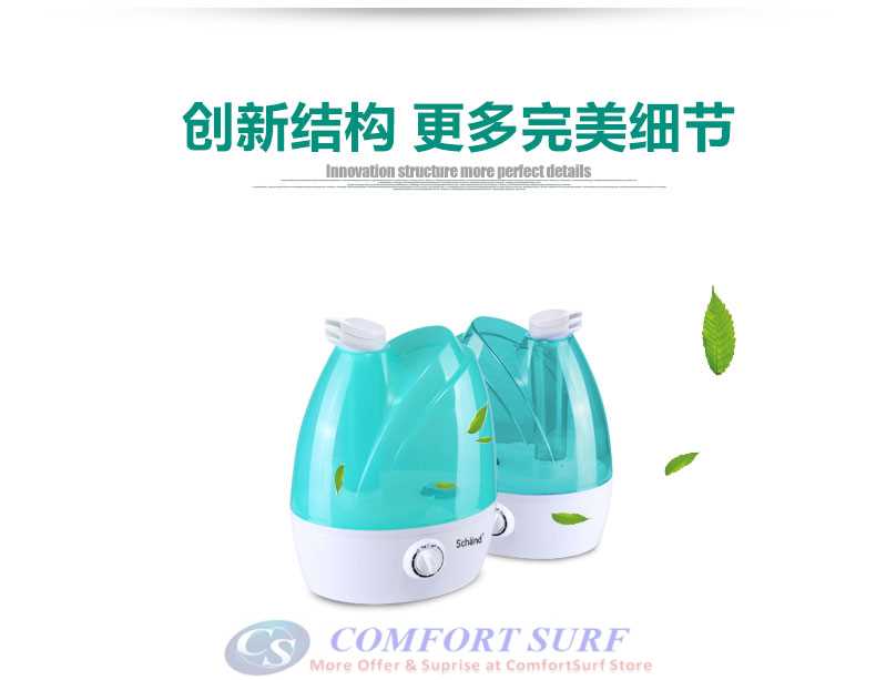 Schand Dual Head 3L Tank Capacity ultrasonic Air Humidifier Purifier Aromatic Therapy