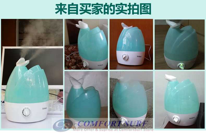 Schand Dual Head 3L Tank Capacity ultrasonic Air Humidifier Purifier Aromatic Therapy