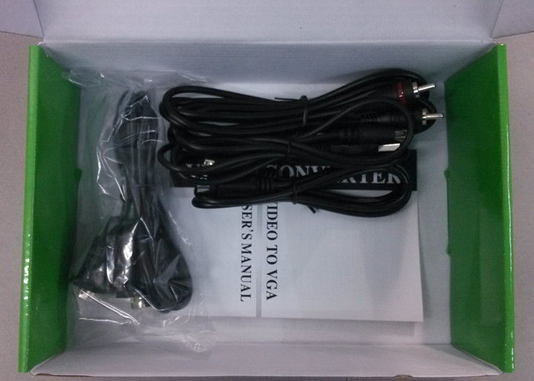 PC VGA to TV AV RCA Signal Adapter Converter Video Switch Box PC VGA to TV AV RCA Signal Adapter Converter Video Switch Box