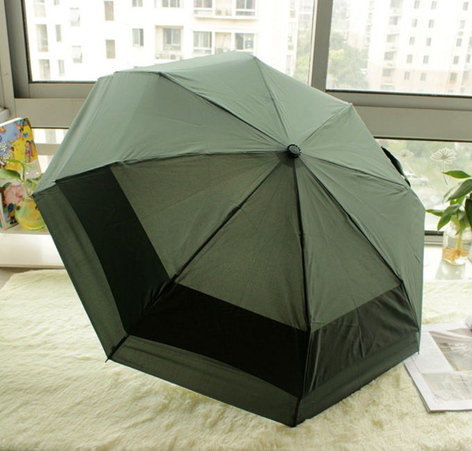 Original Double Windguard Multicolor One Press Umbrella