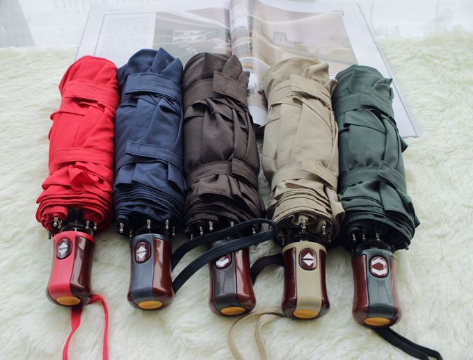 Original Double Windguard Multicolor One Press Umbrella